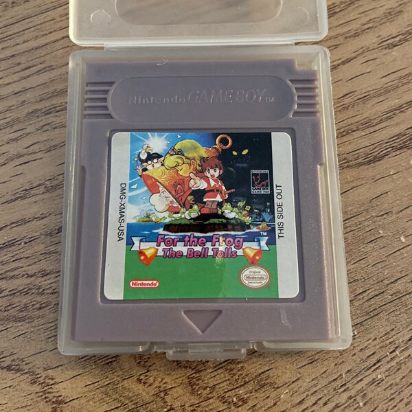 For The Frog The Bell Tolls Jeu vidéo vintage Nintendo Gameboy GB