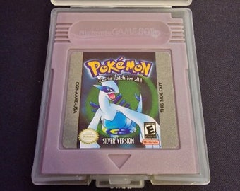 Pokemon Silver Edition Nintendo Gameboy Vintage Video Game GB