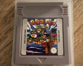 Super Mario Land 1989 Nintendo Game Boy Original Video Game