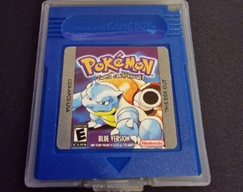 Pokemon Blue Edition Nintendo Gameboy Vintage Video Game GB