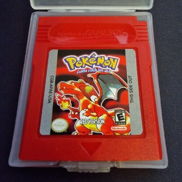 Pokemon Red Edition Nintendo Gameboy Vintage Videogioco GB