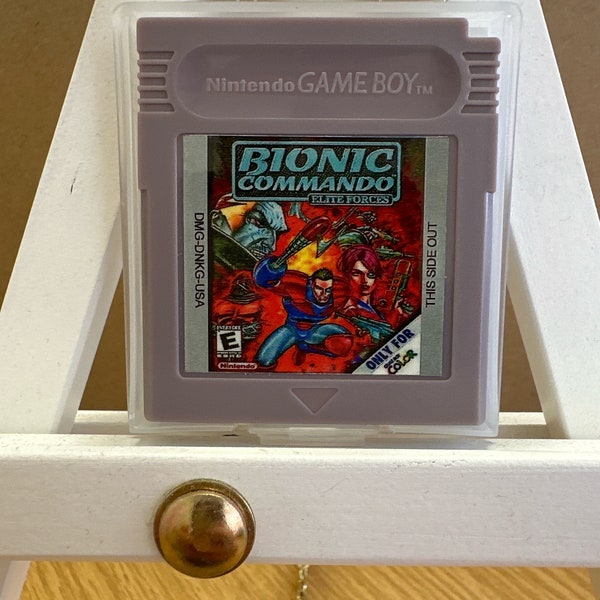 Bionic Commando Elite Forces Nintendo Gameboy Vintage Video Game GB