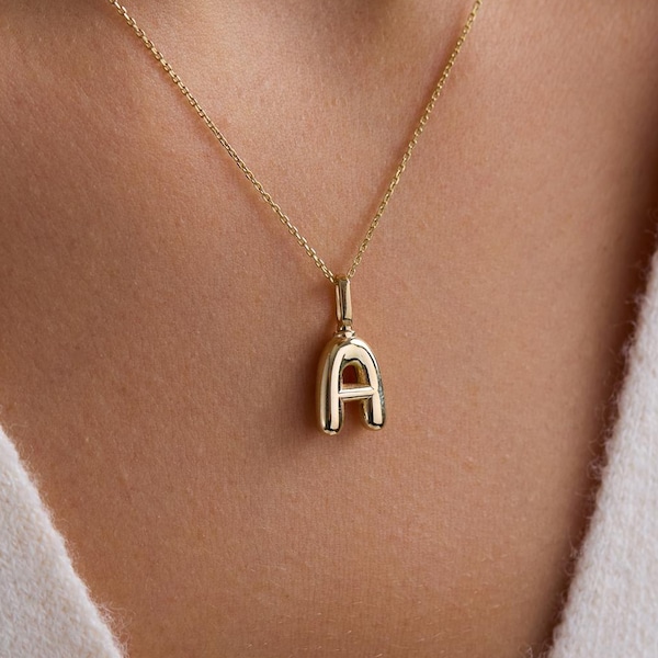 Collar de urna con inicial de oro, colgante de recuerdo para cenizas conmemorativas