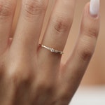 Diamond Stacking Rings