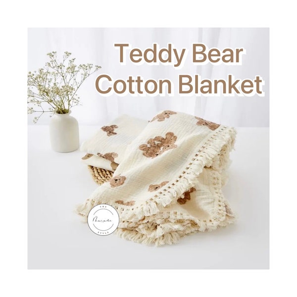 Teddy Bear Blanket Etsy