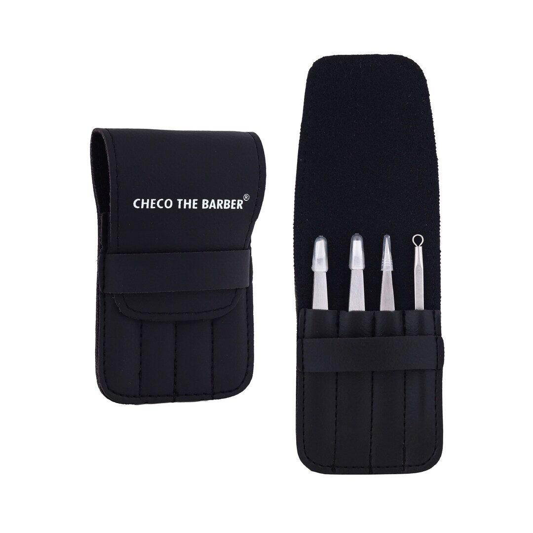 Set of Tweezers Set With Travel Case Set of 3 Tweezers and a Etsy