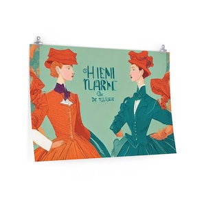 Affiches horizontales Premium Matte dames