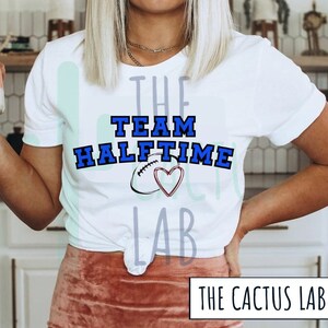 Team Halftime! Blauw! SVG/PNG Halftime Show, voetbal, professioneel, team, concert, liefde, hart, universiteit, alumni, cheerleader