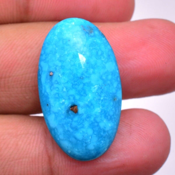 30.80 Carat 100% Natural Turquoise Gemstone Size-29mm*17mm AAA++ High Quality Oval Shape Loose Gemstone