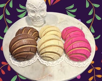 Aimants réalistes mexicains Pan Dulce Conchas