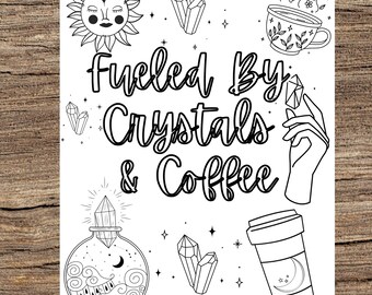 Página para colorear mágica-Página para colorear espiritual