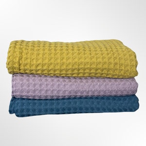 Waffle Blanket, Baby Blanket, Throw Blanket, Nursery Blanket, Toddler Blanket