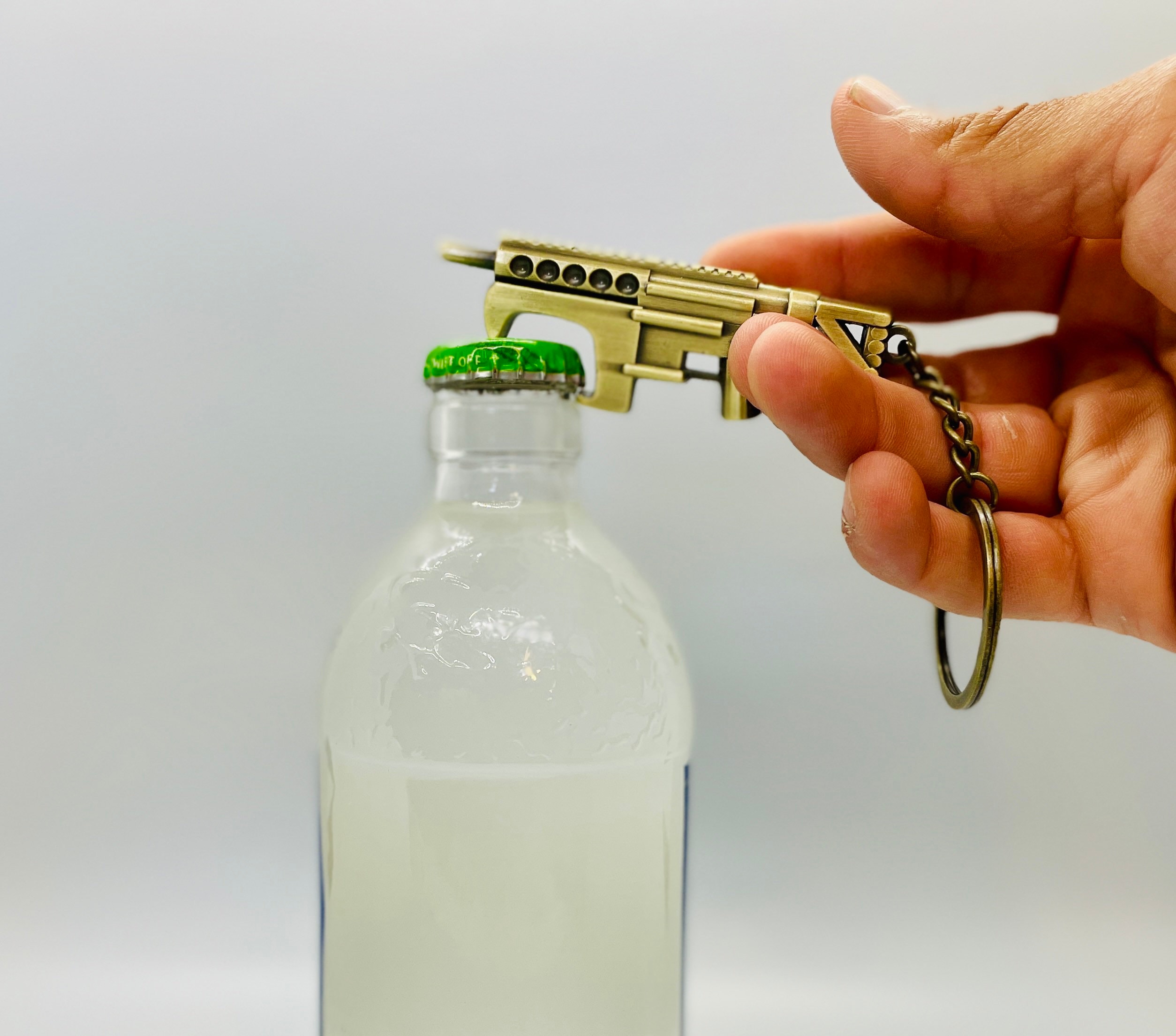 AR15 Bottle Opener Antique Brass Keychain Etsy