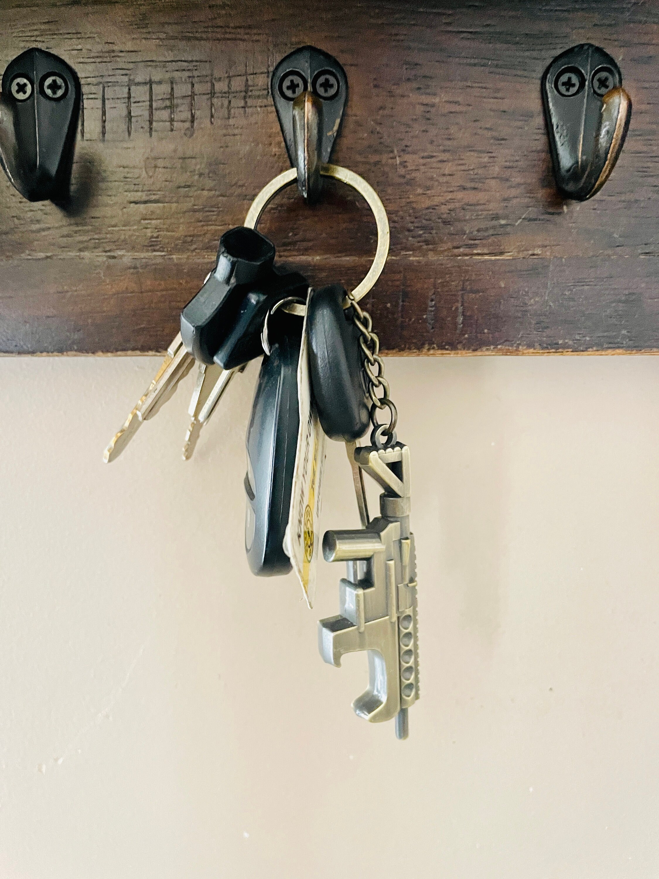 AR15 Bottle Opener Antique Brass Keychain Etsy