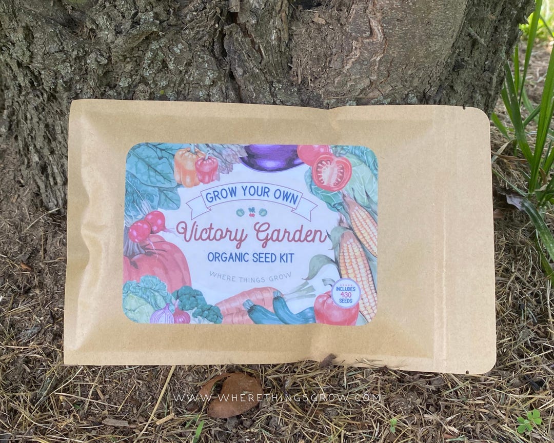 Organic Victory Garden Seed Kit - Sustainable Gardening, Heirloom & Non-gmo  Vegetable Seeds, Gift for Gardeners - Etsy