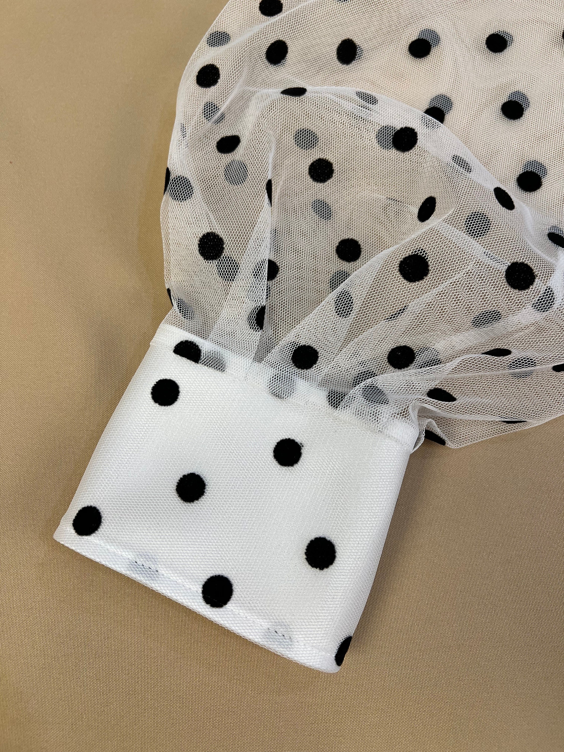 Polka Dot Polo Top main image 1