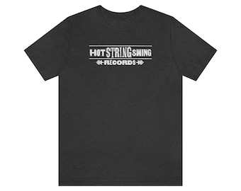 Hot String Swing Records Black T-Shirt