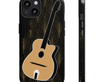 Selmer Gypsy Jazz Guitar Art Deco Apple iPhone Google Samsung Phone Case Django Reinhardt