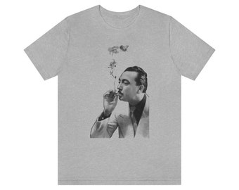 Django Reinhardt Smoking Grey T-Shirt