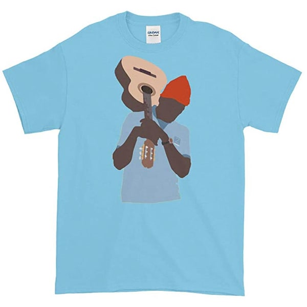 We Anderson Life Aquatic T-shirt Guitar Man