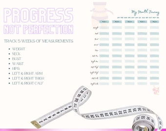 Weekly Weight & Measurement Tracker