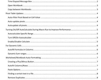 Consejos y trucos para macros de Excel con código VBA real (PDF)