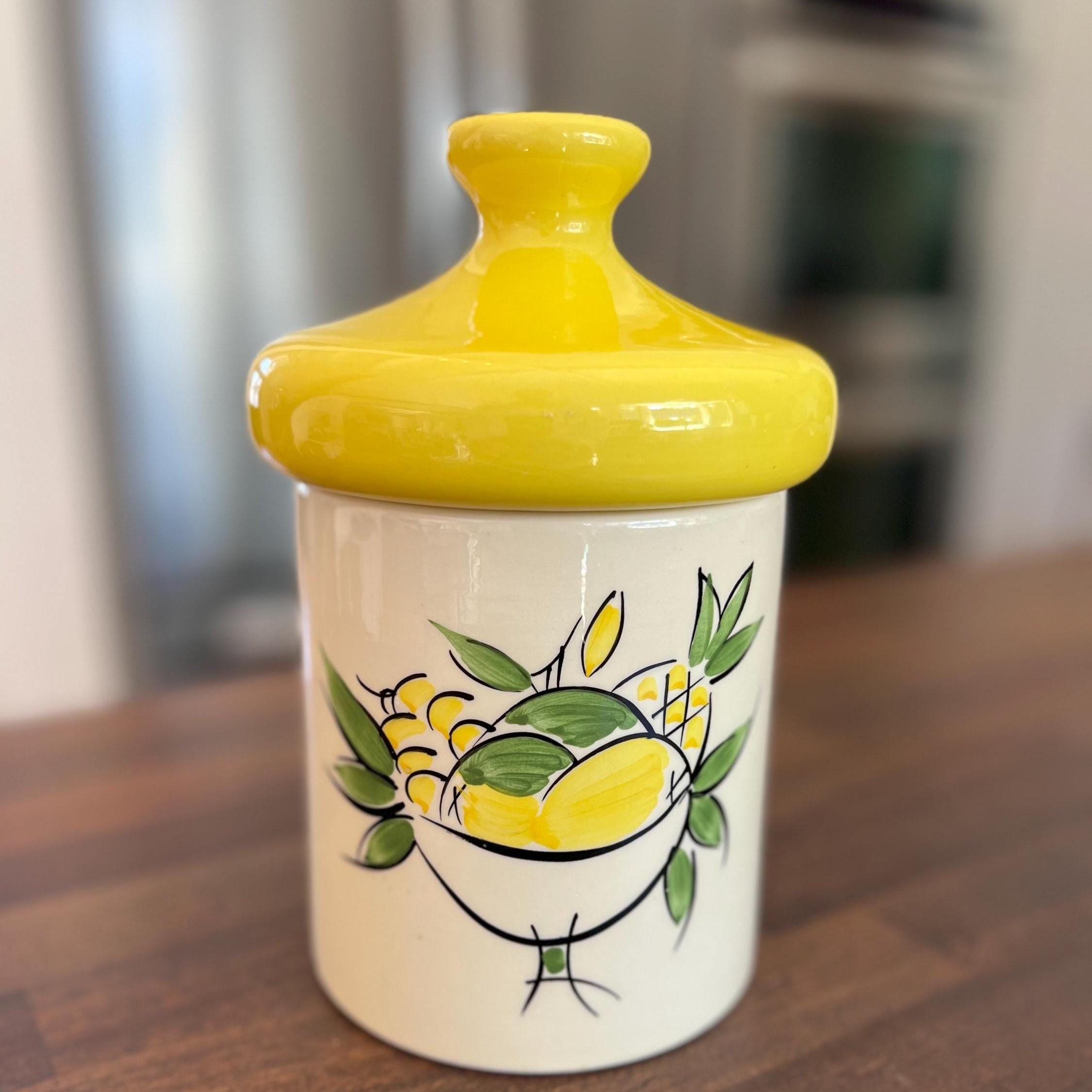 Mccoy Lemon Cookie Jar - Etsy