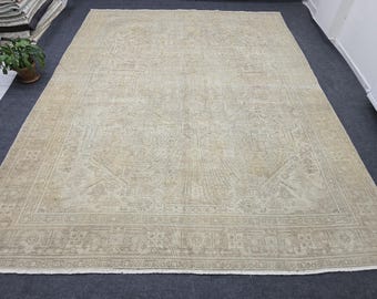 トルコラグ、10x13インチの特大ラグ、ヴィンテージラグ、クルドラグ