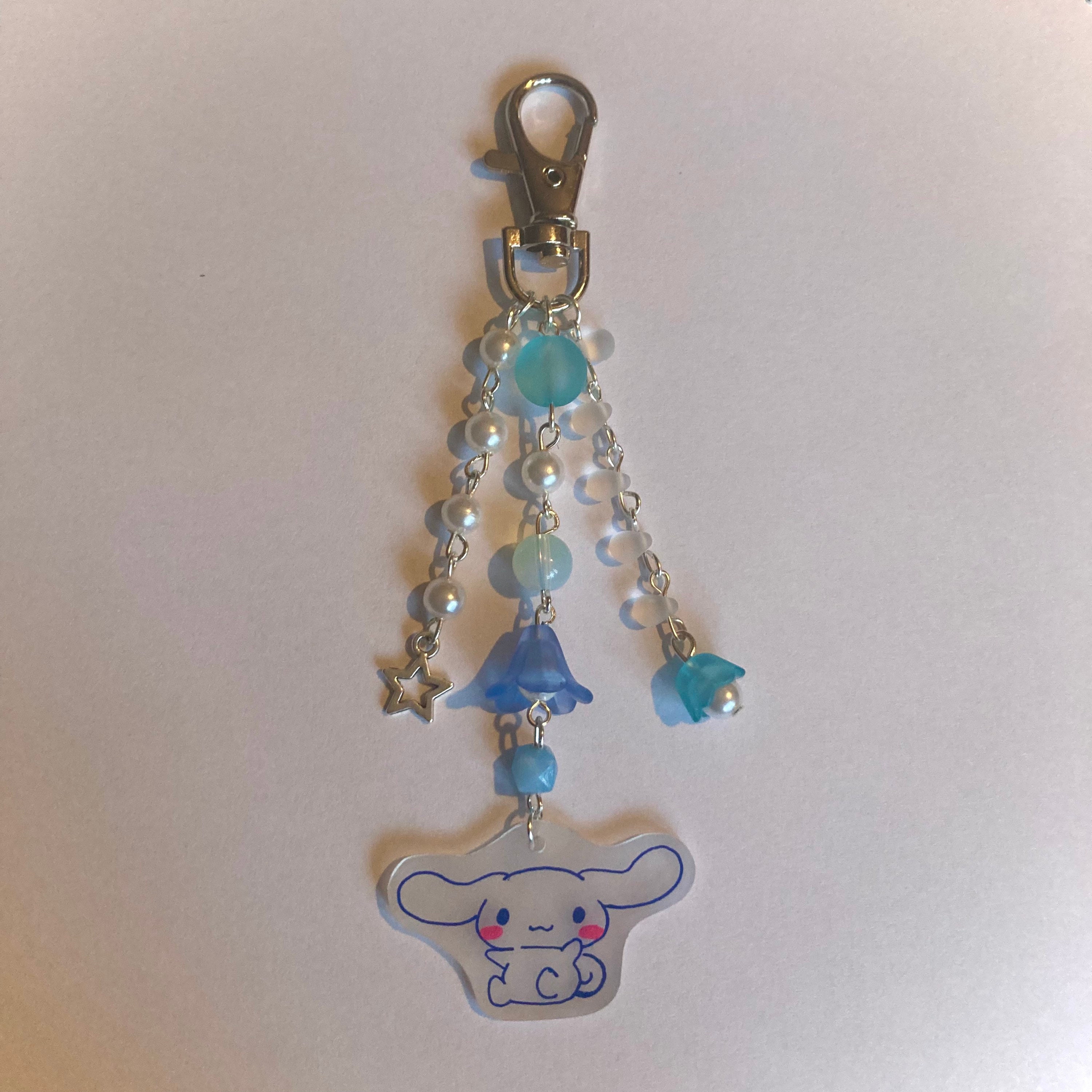 Cinnamoroll Keychain Etsy