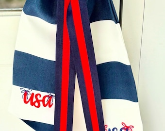 Memorial Day/July 4th - USA Design - Ribbon Not Included!