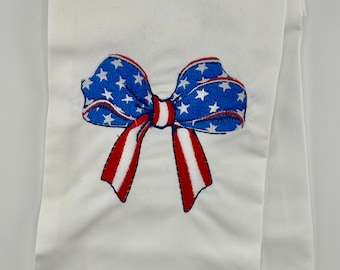 Memorial Day/July 4th Design - Ribbon Not Included!