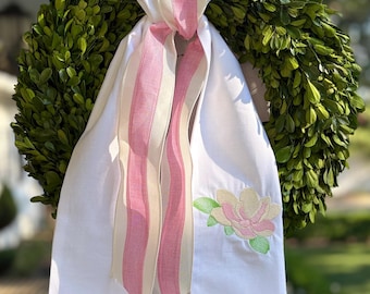 Magnolia Wreath Sash