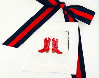 Cowboy Boots, Cocktail Napkins, and Southern Charm.