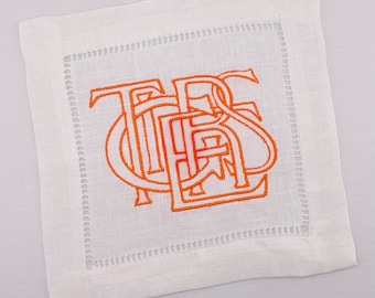 Cocktailservetten Tiger achterklep - set van 4