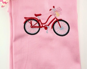 Valentine/Spring Kitchen Towel with Custom Embroidery