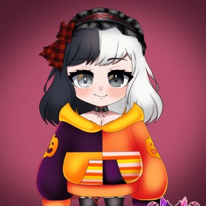 Halloween theme hoodie asset