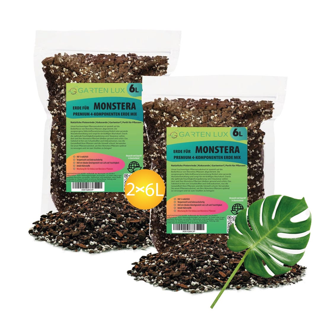Garten Lux Premium Monstera Soil 12l-4-component Soil for Monsterafast-draining  Soil for Growing and Transplanting Plants - Etsy Ireland