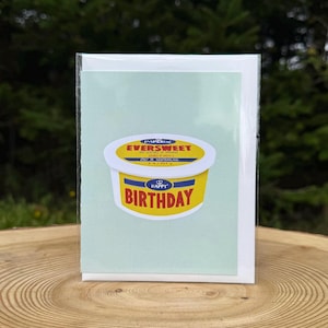 d'anniversaire de Terre-Neuve-et-Labrador | Beurre Eversweet Happy Birthday | Côte est du Canada | Cartes de voeux amusantes