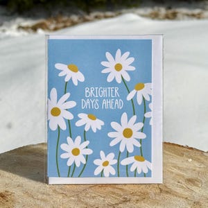 Des jours plus radieux à venir | Cartes de voeux | Carte de voeux de Terre-Neuve-et-Labrador | Carte de positivité | Vibrations positives