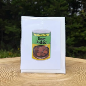 d'anniversaire de Terre-Neuve-et-Labrador | Boulettes de viande de ferme Fraser Joyeux anniversaire | Côte est du Canada | Cartes de voeux amusantes