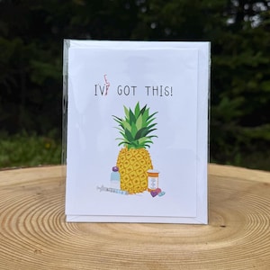 Infertility Support Card | Fertility | IVF | In Vitro Fertilization | IVF Got This | Fertility Affirmation | Greeting Cards
