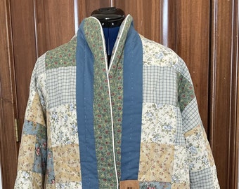 Up-cycled Vintage Quilt Coat