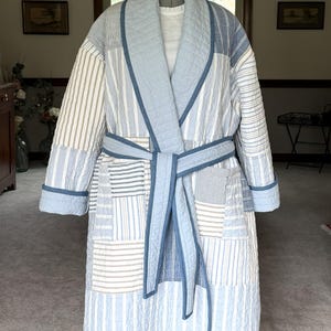 Upcycled Old Quilt XL Housecoat (Robe)