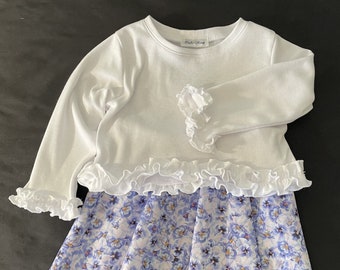 2T Toddler circle skirt/t-shirt set