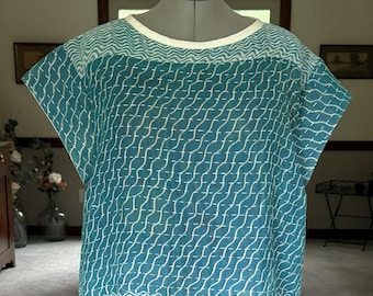Vintage Kantha Crop Top - Upcycled Boho Summer Festival Blouse, One-of-a-Kind Handmade Clothing
