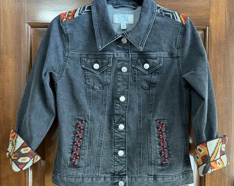 Upcycled Extra Small Denim Jacket