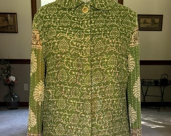 One-of-a-Kind Light Weight Vintage Kantha Jacket