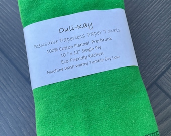 Single-Ply Reusable Paperless Towels