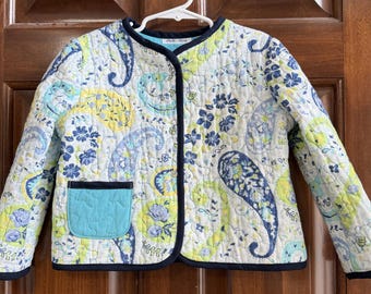 5T Girl Jacket - Upcycled Vintage Toddler Coat - Unique One of a Kind
