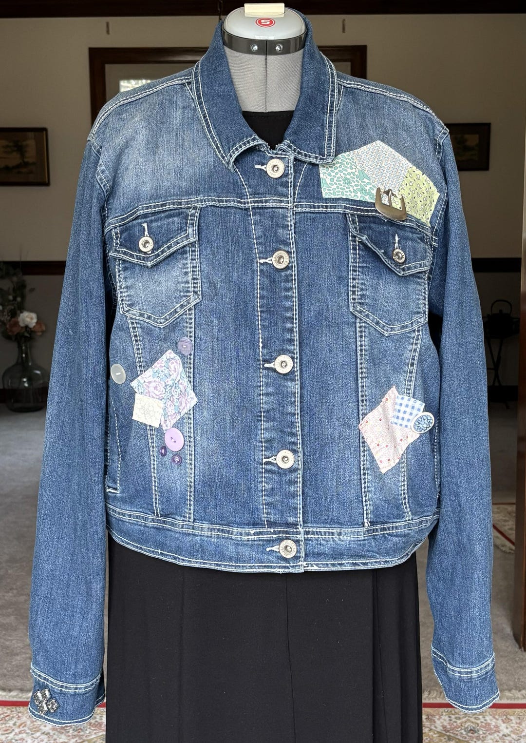 Upcycled 3X Denim Jacket - Etsy